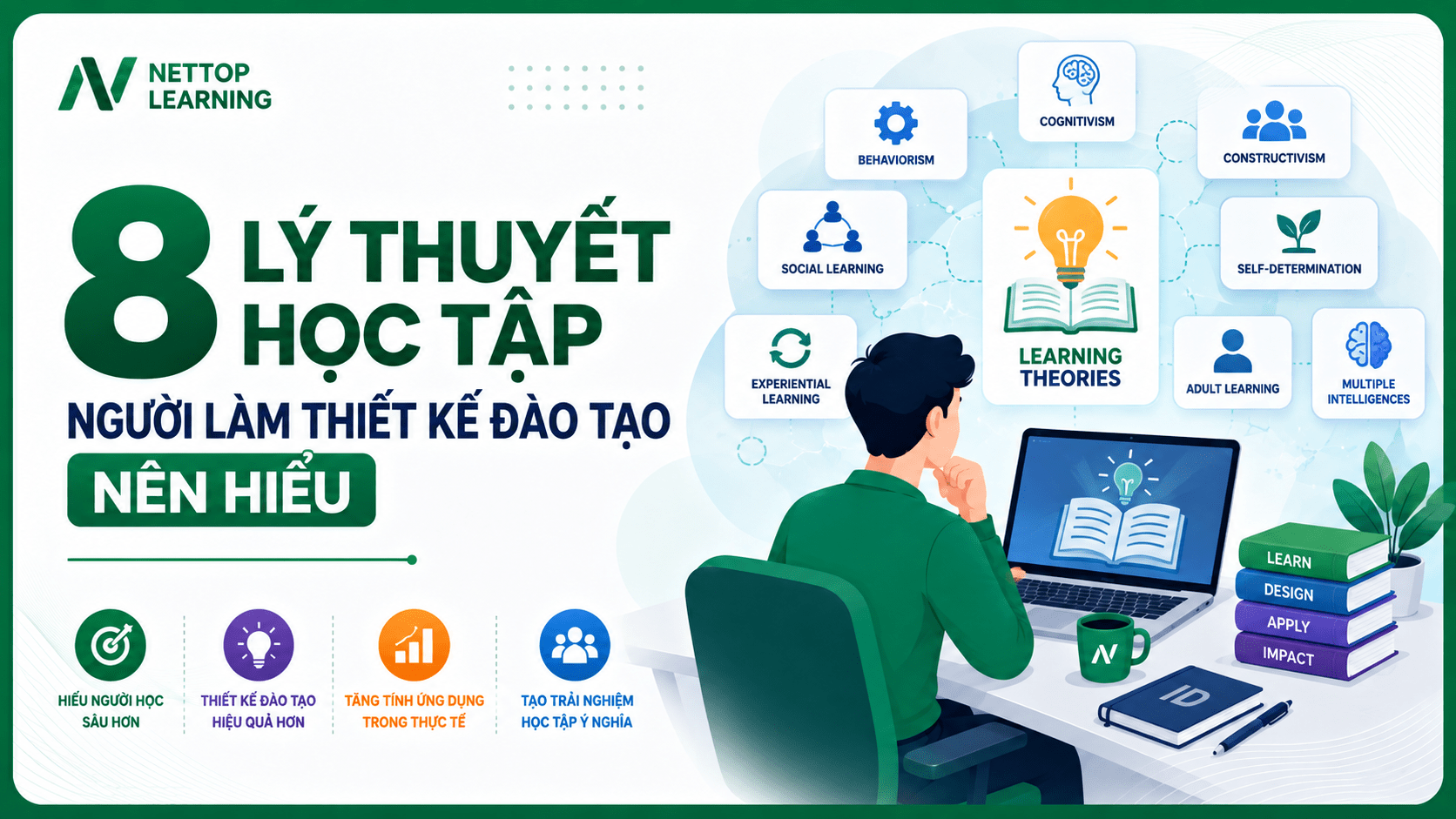 8 lý thuyết học tập người làm thiết kế đào tạo nên hiểu