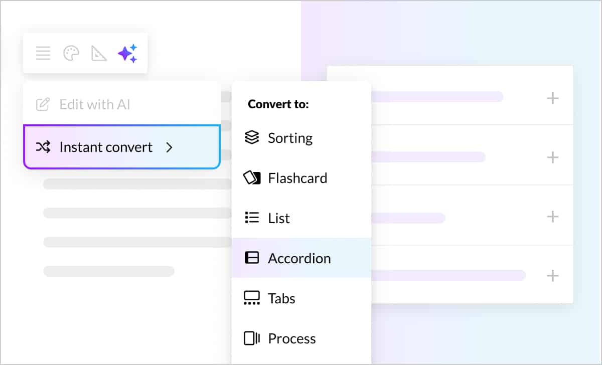 Quick Block Conversion - Articulate AI Quick Block Conversion - Articulate AI