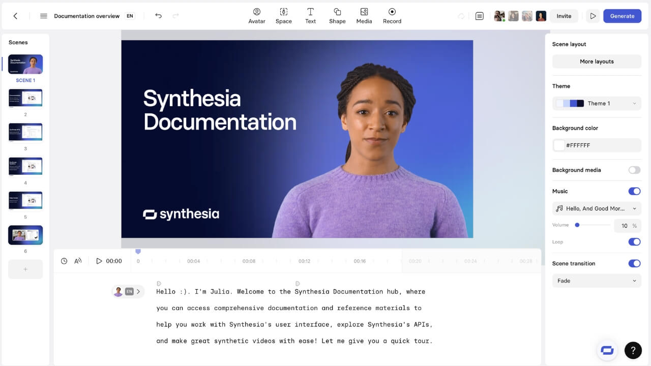 Công cụ tạo video Synthesia AI Công cụ tạo video Synthesia AI