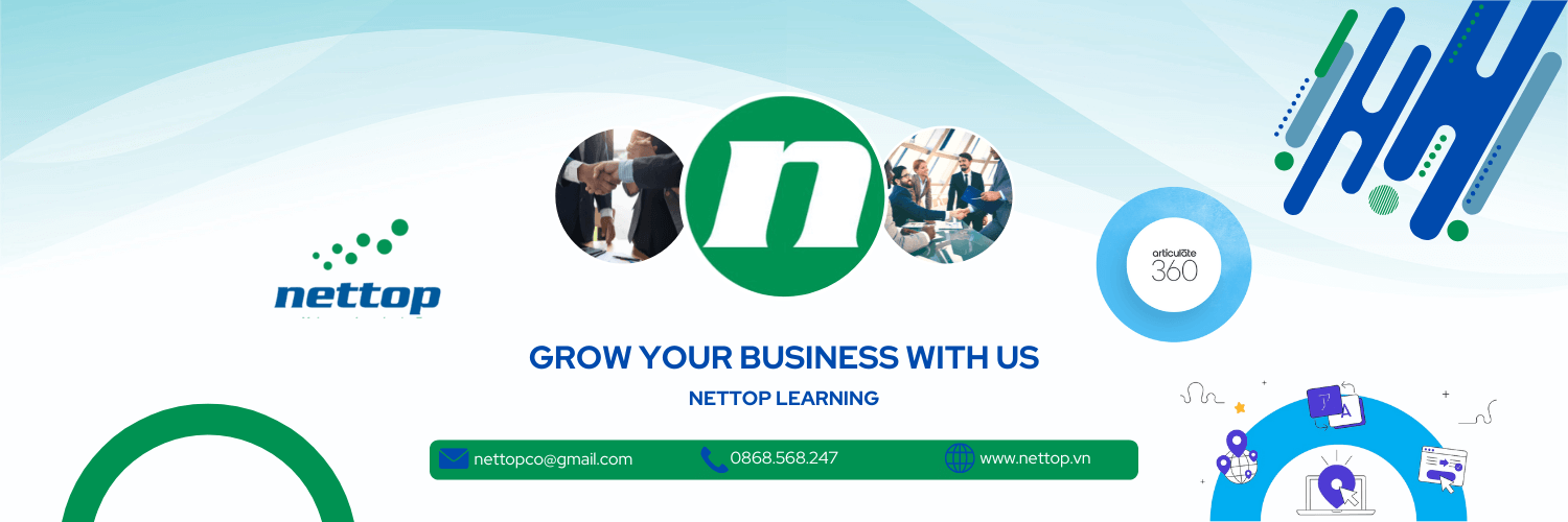 Dịch vụ thiết kế khóa học eLearning - Nettop Learning Dịch vụ thiết kế khóa học eLearning - Nettop Learning