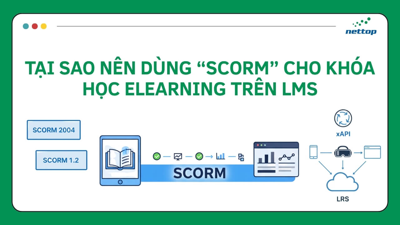Tại sao nên dùng định dạng SCORM cho khóa học eLearning trên LMS