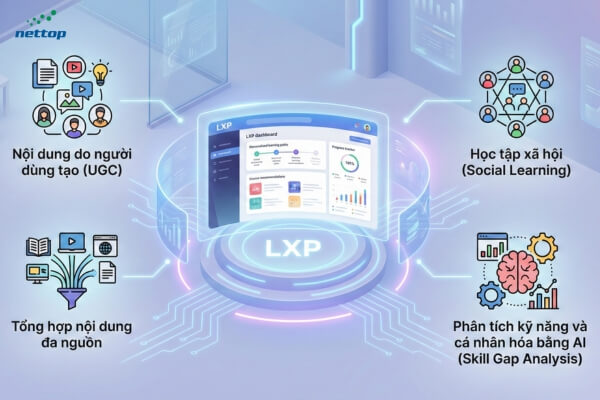 Các tính năng đột phá trên LXP cho đào tạo