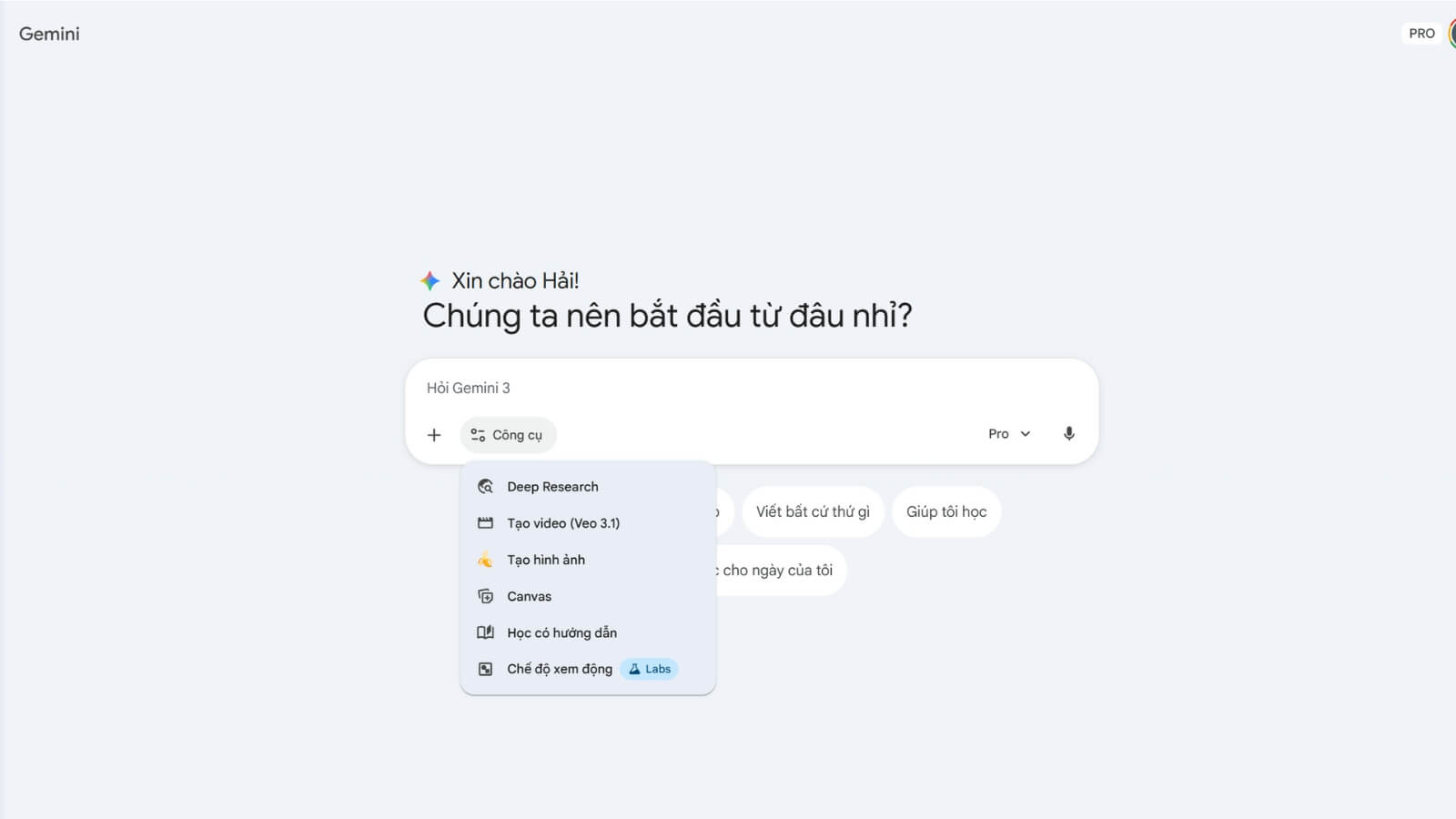 Google Gemini 3.0 Pro - Bộ não trung tâm quyền năng