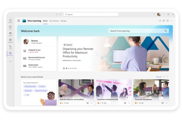 Nền tảng LXP - Microsoft Viva Learning