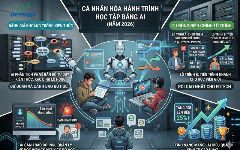 AI trong eLearning Là Gì Và tại sao lại đang bùng nổ mạnh mẽ