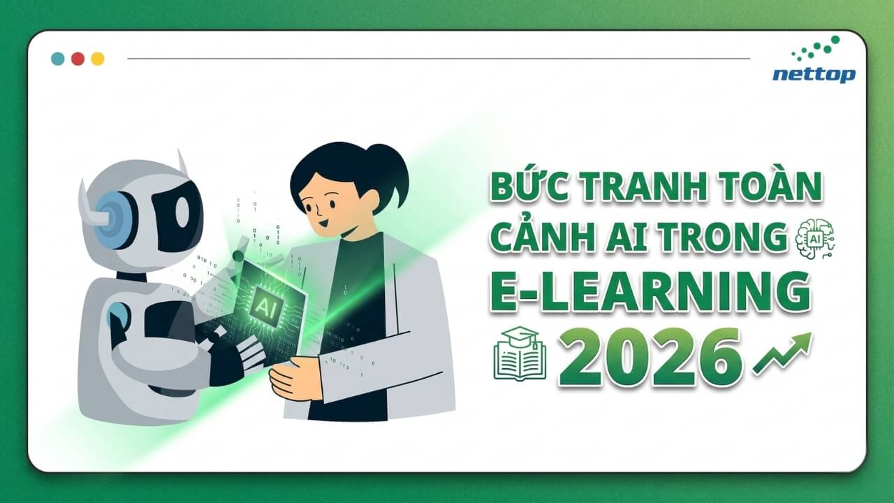 AI trong eLearning năm 2026 Kỷ nguyên đào tạo số