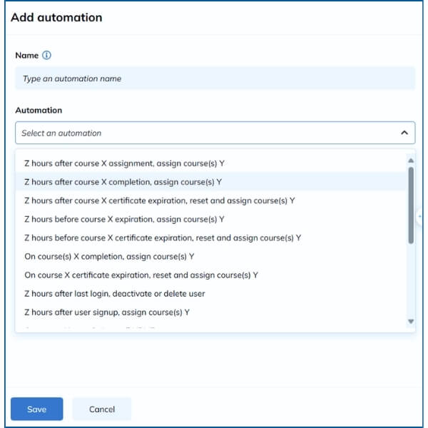 Automation - TalentLMS Automation - TalentLMS
