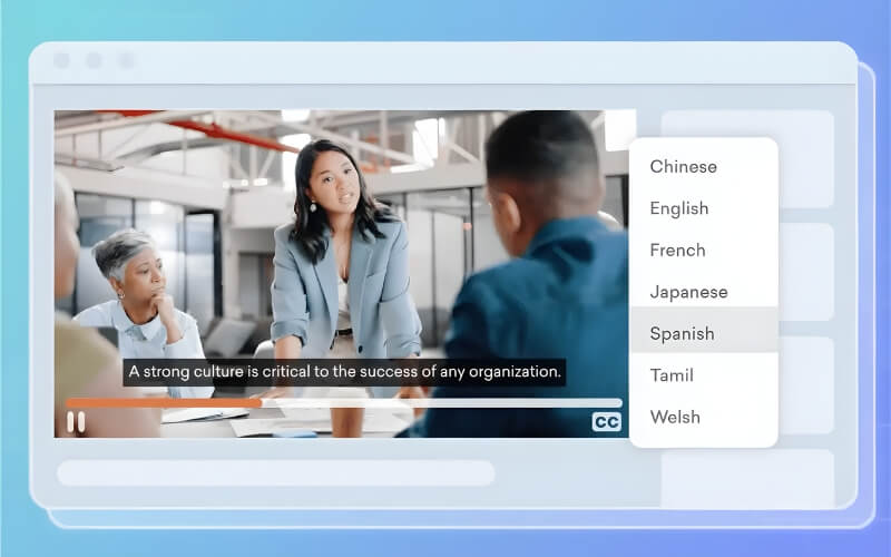 Các tính năng AI hỗ trợ tạo giọng nói và phụ đề đa ngôn ngũ