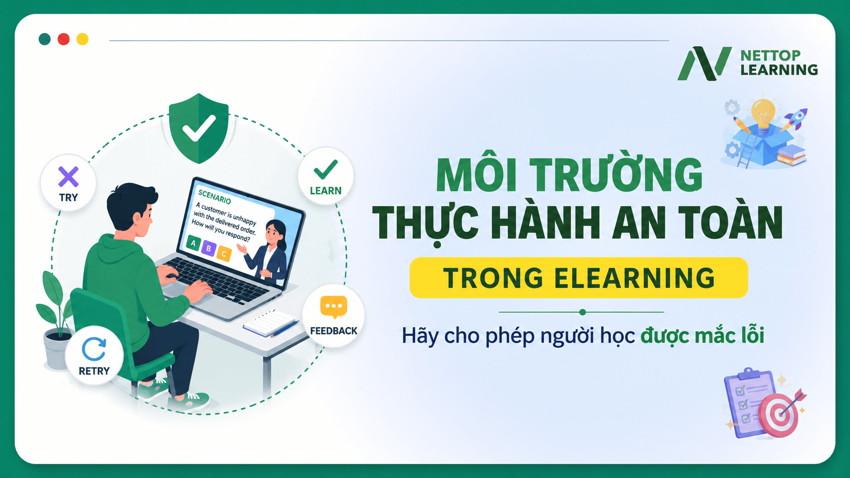 Môi trường thực hành an toàn trong eLearning
